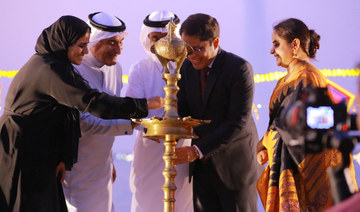 Indian Consul General Mohammad Shahid Alam inaugurates the tea-tasting event with his wife Shakeela Shahid in Jeddah. (Supplied)