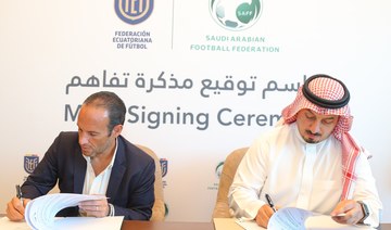 Saudi Football Federation, Ecuadorian counterparts sign MoU in Doha