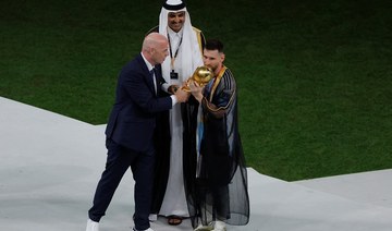 Emi Martinez celebrated World Cup award win with lewd gesture in front of  Qatari officials - Mirror Online
