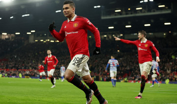 Casemiro scores twice, Man United beats Reading in FA Cup