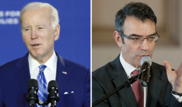 President Joe Biden (L) and James Cavallaro. (AFP file photo)