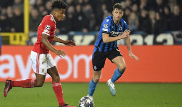 Benfica beat Brugge to extend Champions League unbeaten run