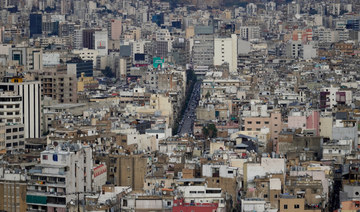 A general view shows the bustling neighbourhood of Burj Hamoud, east of Beirut, on February 12, 2023. (AFP)