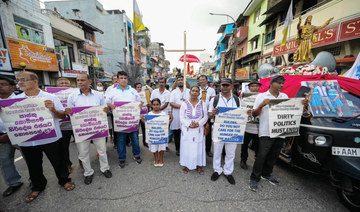 Sri Lankan protesters demand justice for 2019 Easter Sunday attacks