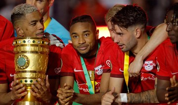 Nkunku helps Leipzig defend German Cup title