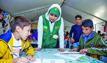 Saudi artist and photographer Nabila Abuljadayel supports Syrian refugees through art at Zaatari Camp