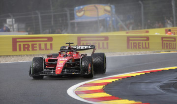 Charles Leclerc starts on pole for Belgian GP after Max Verstappen gets grid penalty