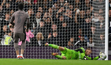 Tottenham out of English League Cup in second round after losing penalty shootout to Fulham