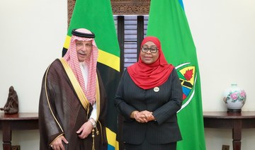 Tanzania’s President Samia Suluhu Hassan receives Saudi Royal Court Adviser Ahmed bin Abdulaziz Kattan in Dar es Salaam.