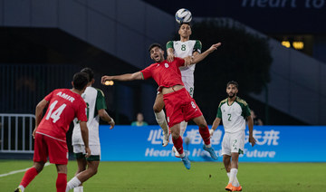 Saudi U-23 football team tie with Iran in opening match at 19th Asian Games