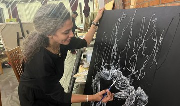 Saudi artist expresses faith, culture at Kosovo exhibition