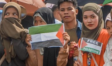 ‘Their pain is our pain’: Filipinos in Marawi protest in solidarity with Gaza