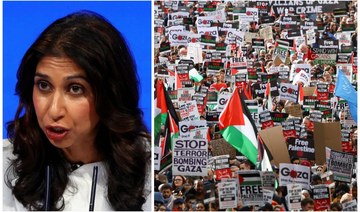 Suella Braverman slammed after comments about pro-Palestinian protests
