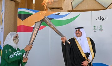 Tabuk governor receives torch for 2023 Saudi Games