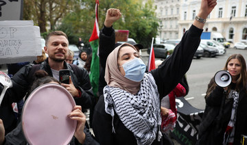 Protesters pack out London station demanding Gaza cease-fire