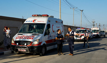 Red Cross says humanitarian convoy hit by gunfire in Gaza