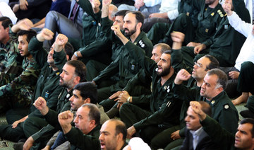 Iran’s Revolutionary Guard Corps is already subject to British sanctions. (File/AFP)