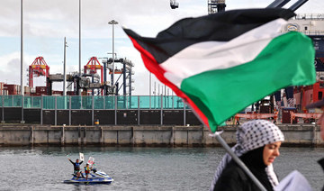 Pro-Palestinian protesters arrested at Australian port