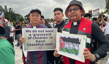 Filipinos take to streets to demand unconditional Gaza ceasefire