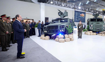 Egypt’s president opens defense expo showcasing latest technology