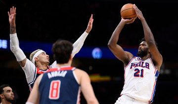 Joel Embiid scores season-high 50 points in 76ers’ 131-126 victory over Wizards