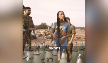 Outcry over Israeli presenter’s ‘To Gaza with Love’ missile signing
