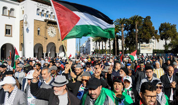 Thousands march in Rabat demanding end to Morocco-Israel ties