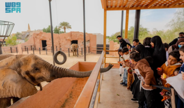 Youngsters from the Sanad Children’s Cancer Support Association visit Riyadh Zoo — one of Riyadh Season’s entertainment zones.