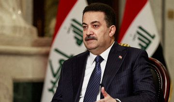 Iraqi Prime Minister Mohammed Shia al-Sudani speaks during an interview with Reuters in Baghdad, Iraq January 9, 2024. (REUTERS)