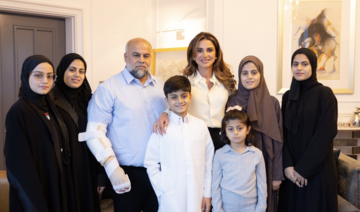 Jordan’s Queen Rania meets Gaza journalist Wael Al-Dahdouh in Doha