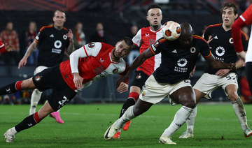 Lukaku scores for Roma to draw 1-1 at Feyenoord in Europa League, Marseille draw at Shakhtar