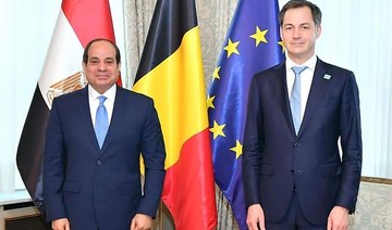 Egypt’s president, Belgium’s PM discuss developments in the Gaza Strip