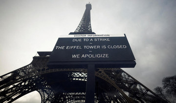 Eiffel Tower to reopen Sunday as strike ends