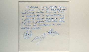 Messi’s promised Barca contract, on a napkin, up for auction