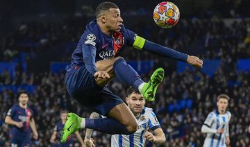 Mbappe double fires PSG past Real Sociedad to Champions League quarters