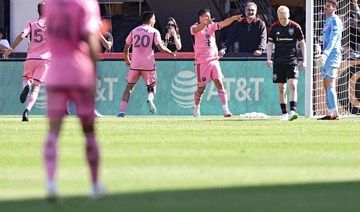 Suárez scores twice in second half, leading Miami past DC United without Messi