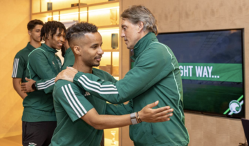 Saudi Arabia’s national football team met at their training camp in Riyadh on Sunday. (Supplied)