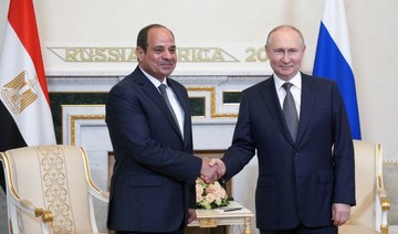 Egyptian president congratulates Putin on poll win, hails ties with Russia