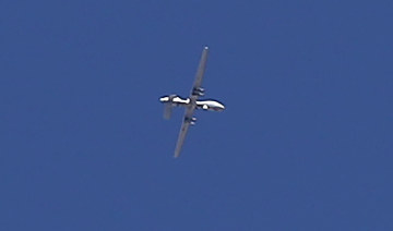 A US made MQ-9 Reaper military drone flies over the Iraqi city of Mosul. (AFP file photo)