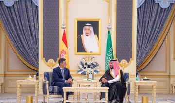 Crown prince receives Spanish prime minister in Jeddah