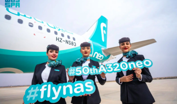 Saudi airline flynas receives 50th A320neo Airbus plane amid fleet expansion