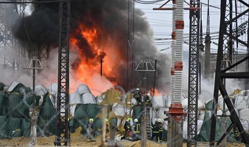 Russian air strikes damage electric system in southern Ukraine