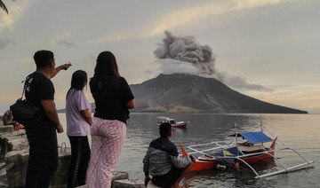 Hundreds of people evacuated as volcano spews clouds of ash in Indonesia