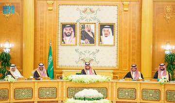 Saudi Crown Prince Mohammed bin Salman heads the Cabinet meeting on Tuesday. (SPA)