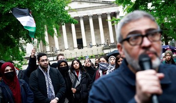 A British-Palestinian doctor was denied entry to France for a Senate meeting about the war in Gaza