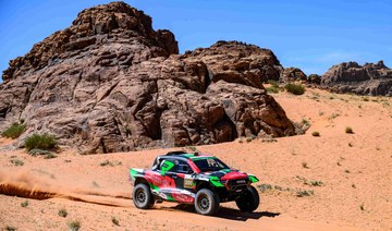 Saudi’s Yazeed Al-Rajhi storms into the lead of Tabuk Toyota Rally