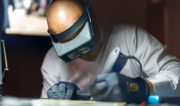 Nasser Farsi, one of the master engravers from Farsi Jewelry House, is seen in action. supplied