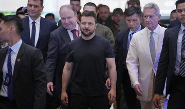 Ukraine’s Zelensky arrives at Singapore security forum