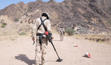 Saudi project clears 1,254 Houthi mines in Yemen