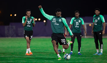 Green Falcons continue training ahead of World Cup qualifier against Jordan
